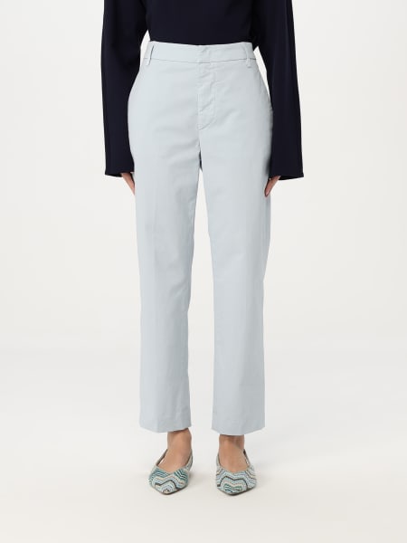 パンツ DONDUP Woman Pants Blue DP576GSE046DIZ1 866 DONDUP: Pants woman - Blue | Dondup pants DP576ZGSE046DIZ1