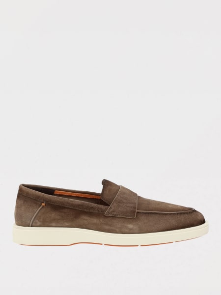 Mocassino Santoni in camoscio >