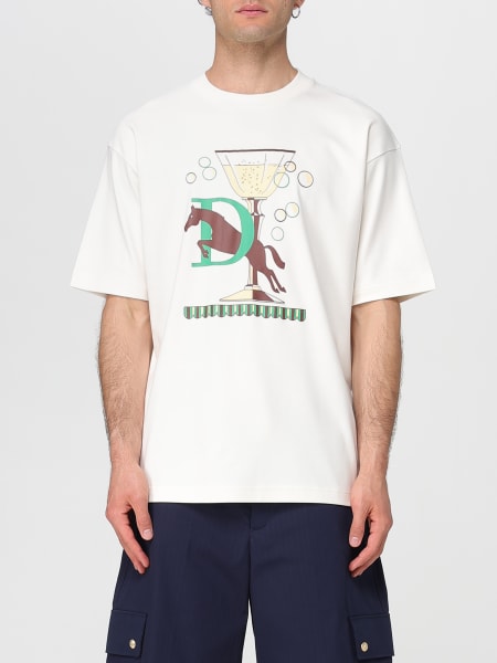 Tシャツ・カットソー DROLE DE MONSIEUR SS25 (SH213 CO196WHITE) Drôle De Monsieur T-shirt for Men SS25 | GIGLIO.COM