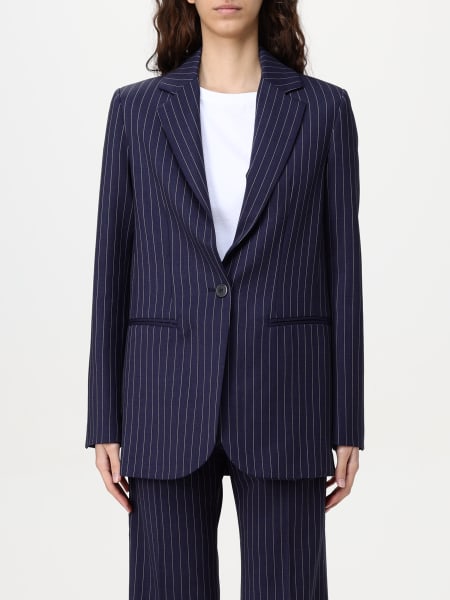 ベスト・ジレ SEMICOUTURE Viscose blazer with striped motif Women's Blazer Semicouture on Sale | GIGLIO.COM