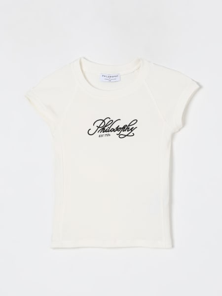 Tシャツ・カットソー PHILOSOPHY DI LORENZO SERAFINI 21AW Philosophy di Lorenzo Serafini Cotton T-shirt with lace tank