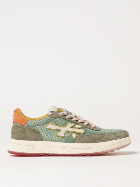 Sneakers Nous Premiata in camoscio e nylon traforato >