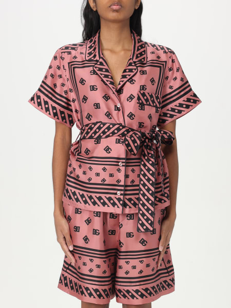 Camicia Dolce & Gabbana in seta con monogram