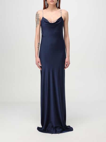 ワンピース RABANNE Woman Dress Navy 25PCRO028PO0336 P481 RABANNE: Dress woman - Navy | Rabanne dress 25PCRO028PO0336