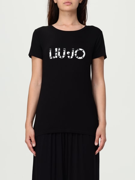 Liu Jo: T-shirt con logo Liu Jo in viscosa stretch