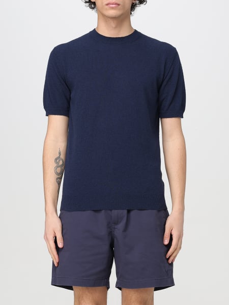 Tシャツ・カットソー DRUMOHR Men T Shirts D0GN481770 Blue Terry Cloth T-shirt | Man, Clothing, T-shirt | Drumohr