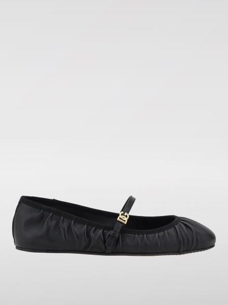 Ballerina Vally Dolce & Gabbana in nappa drappeggiata>