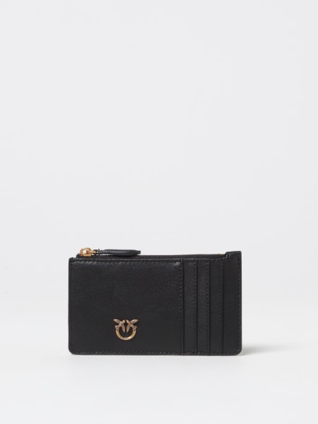 Portacarte di credito Pinko in pelle >