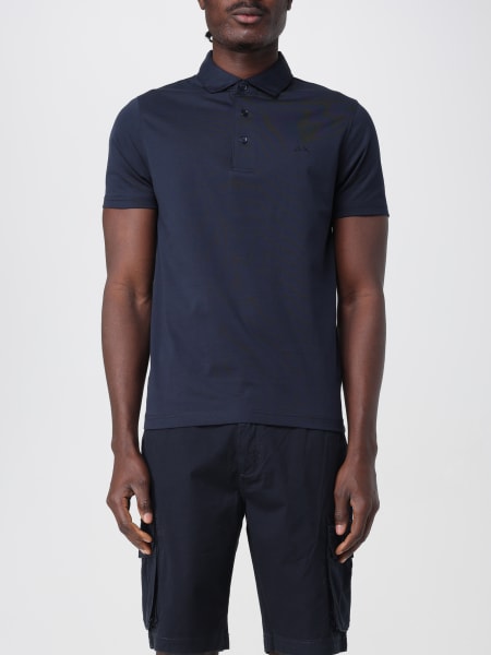 Polo basic in jersey di cotone SUN68>