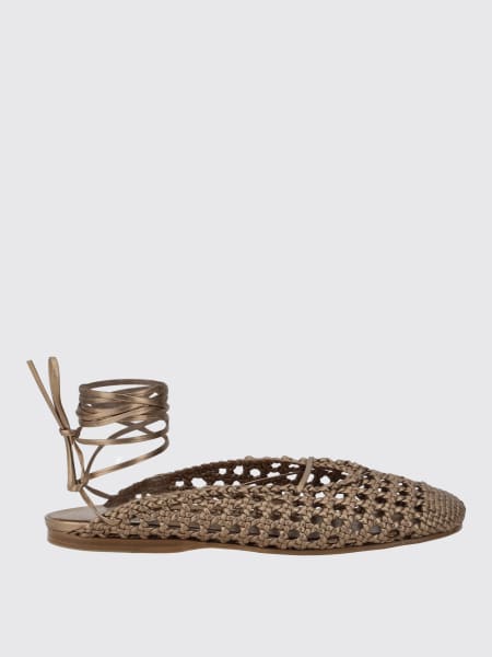 Forte Forte: Slippers Forte Forte in pelle intrecciata con lavorazione traforata