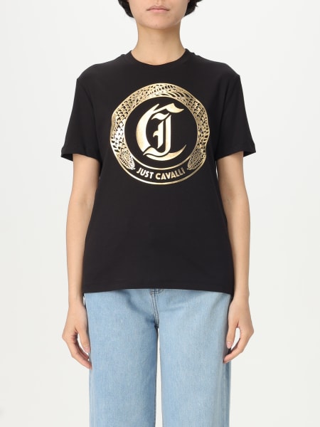 Tシャツ・カットソー JUST CAVALLI Woman T-Shirt Black 78PAHE11CJ112 899 22371413_52495845_600.jpg