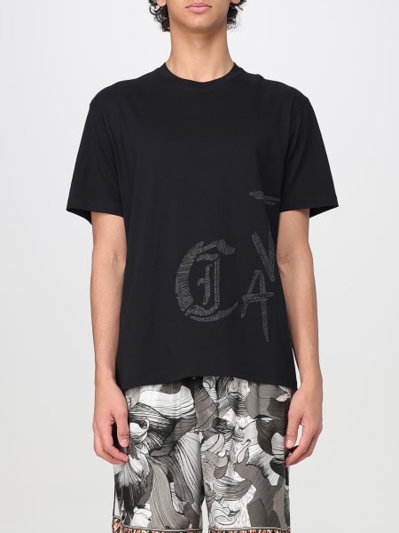 Tシャツ・カットソー JUST CAVALLI Men T-shirt Black 78OAHT06CJ500 899 Just Cavalli logo-print Cotton T-shirt | Black | FARFETCH