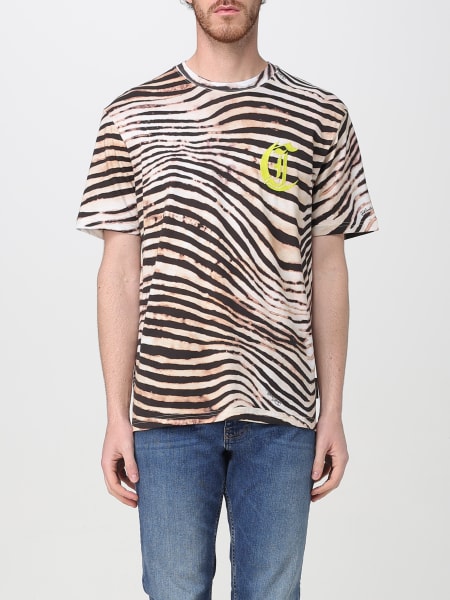 Tシャツ・カットソー JUST CAVALLI Men T-shirt Blue 78OAHE04CJ110 R32 JUST CAVALLI: T-shirt men - Multicolor | Just Cavalli t