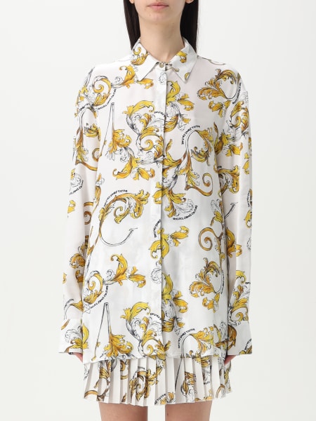 Camicia Versace Jeans Couture in viscosa con stampa Baroque
