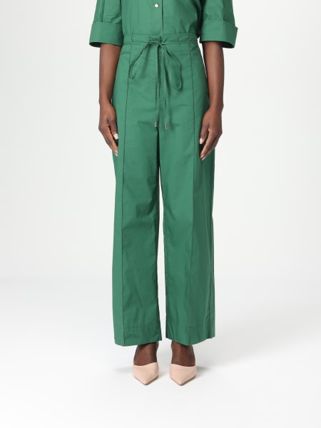 LIU JO: Pants woman - Green | Liu Jo pants CA5297TS246