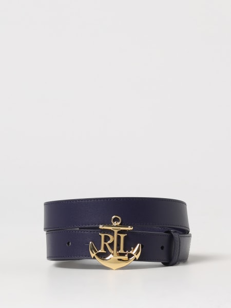 ベルト LAUREN RALPH LAUREN Woman Belt Blue 412957004 005 lauren-ralph-lauren.jpg