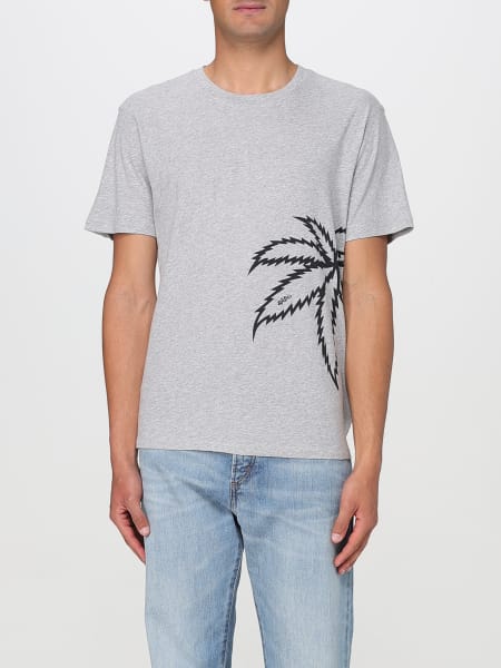 Tシャツ・カットソー ZADIG&VOLTAIRE  PALM T-SHIRT White Tommy T-shirt Palm Print | Zadig&Voltaire