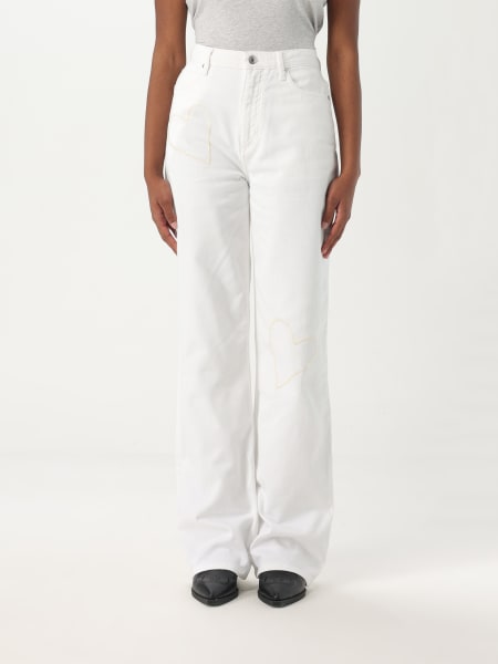 パンツ ZADIG & VOLTAIRE Woman Pants White WWJE01270 103 White Women's High-Waisted Jeans | Zadig&Voltaire