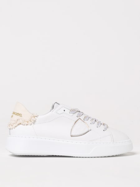 Philippe Model: Sneakers Temple Philippe Model in pelle e canvas