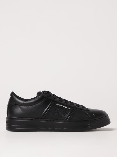 EMPORIO ARMANI: Sneakers men - Black | Emporio Armani