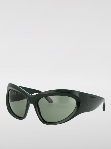 BALENCIAGA: Sunglasses woman - Green | Balenciaga sunglasses