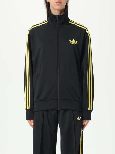 Felpa Adidas: Felpa con zip e logo Adidas Originals