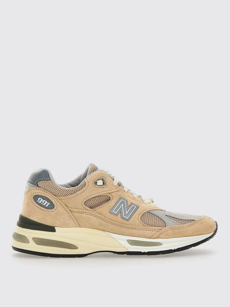 New Balance: Sneakers Made in UK U991V2 New Balance in camoscio e mesh