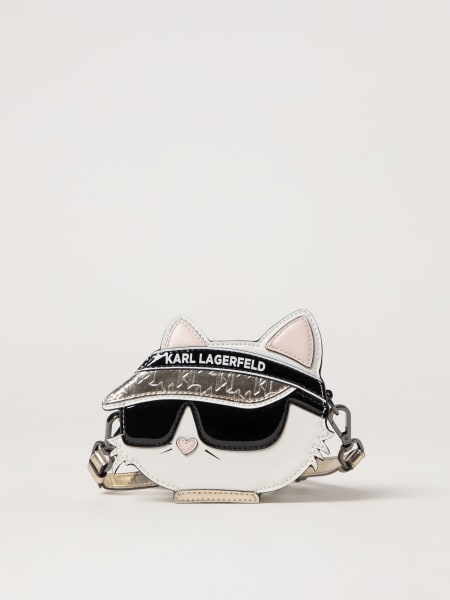 Karl Lagerfeld Kids: Borsa a tracolla in pelle sintetica e vernice Karl Lagerfeld Kids Choupette
