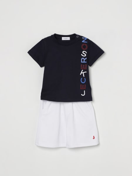 Coordinato in cotone con logo Jeckerson