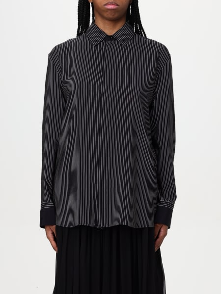 Tシャツ・カットソー Saint Laurent SS25 CLASSIC SHIRT POIS (646850Y301W 1000) Medium-747125YB2XE9599_B.jpg?v=3