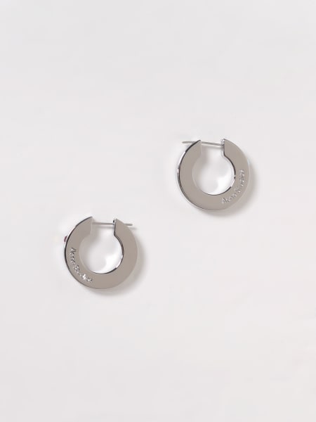 Orecchini Crystal Hoop Acne Studios in ottone con cristalli incastonati >