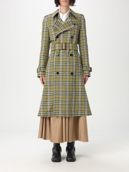 コート BURBERRY Women Coats 8102945 A5804 GREEN BURBERRY: women's trench coat - Green | Burberry jacket