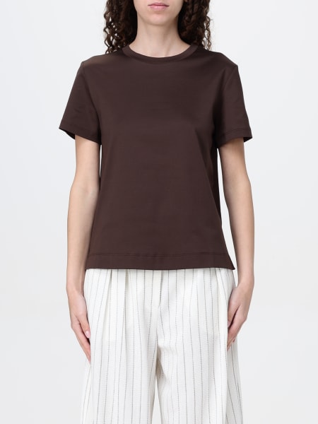 Tシャツ・カットソー MAX MARA Woman T-Shirt Brown 2511971029600 003 MAX MARA: T-shirt woman - Brown | Max Mara t-shirt