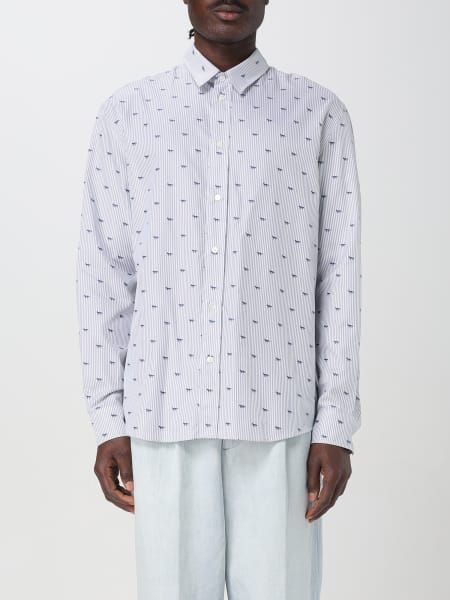 Maison Kitsuné: Camicia Maison Kitsuné in cotone con monogram stampato