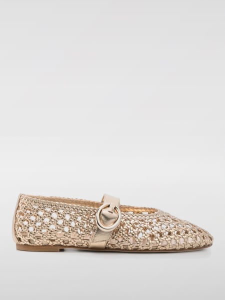 Stuart Weitzman: Ballerina Stuart Weitzman in pelle intrecciata con lavorazione traforata
