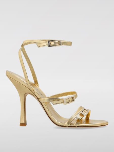 Stuart Weitzman: Sandalo George Stuart Weitzman in pelle laminata