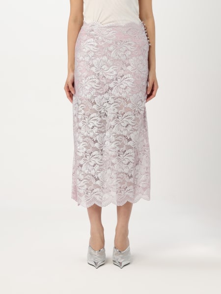 スカート RABANNE Woman Skirt Silver EJJU598PA0244 M959 RABANNE: Skirt woman - Silver | Rabanne skirt EJJU598PA0244