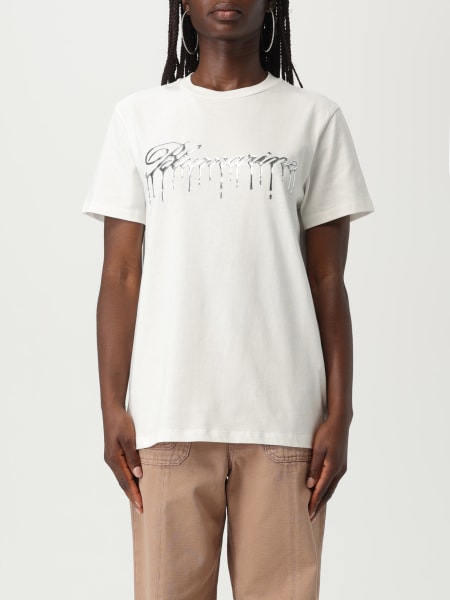 Tシャツ・カットソー BLUMARINE Woman T-Shirt White 4T063A N0103 BLUMARINE: T-shirt woman - White | Blumarine t-shirt 4T063A