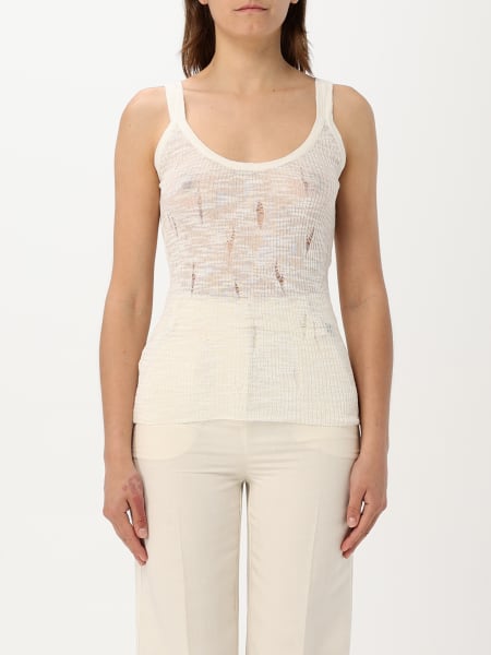 Pinko: Canotta Pinko in cotone distressed