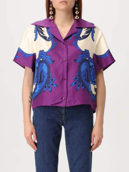 Etro: Camicia di seta stampata Etro
