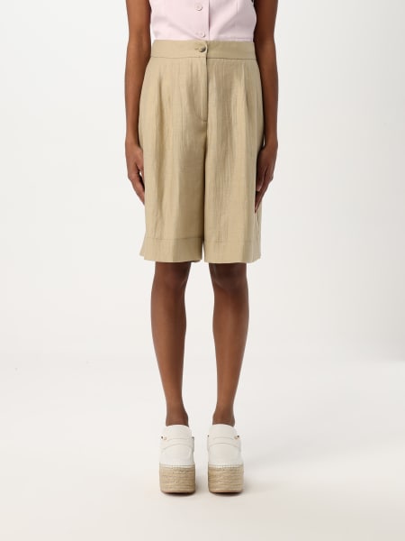 ショートパンツ KAOS Women Shorts Burmudas RP1MR069 1098 Beige KAOS: Short woman - Beige | Kaos short RP1MR069 online at