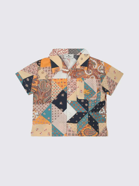 Etro: Camicia casual Etro in cotone patchwork