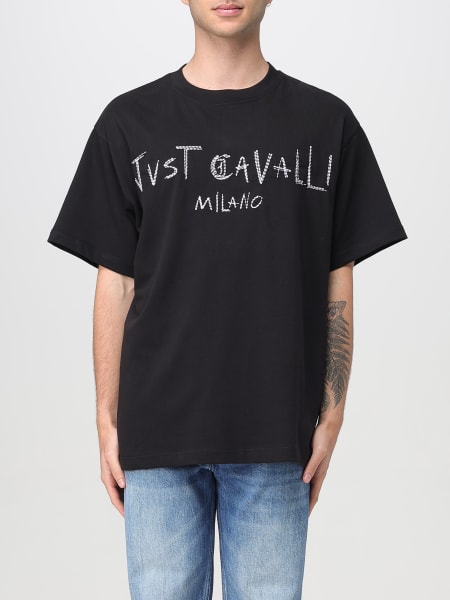 Tシャツ・カットソー JUST CAVALLI Men T-shirt Brown 78OAHT12CJ502 716 JUST CAVALLI: T-shirt men - Brown | Just Cavalli t-shirt