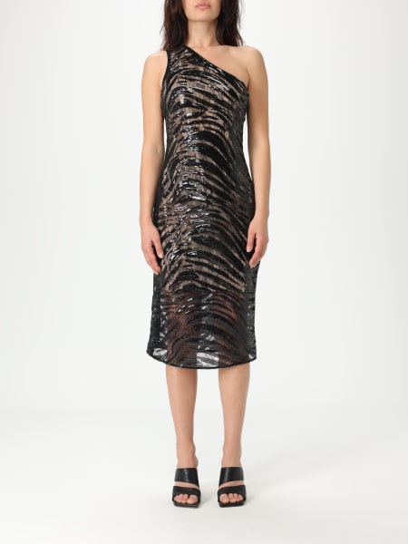ワンピース JUST CAVALLI Woman Dress Black 77PAOM38CMH56 899 ブラック（黒）系 Just Cavalli(ジャストカヴァリ ) ワンピース