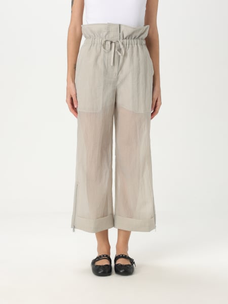 Pinko: Pantalone cropped Pinko in lino