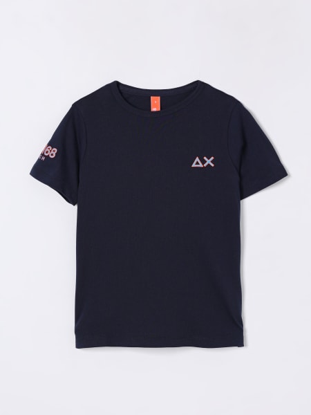 T-shirt in cotone con logo SUN68