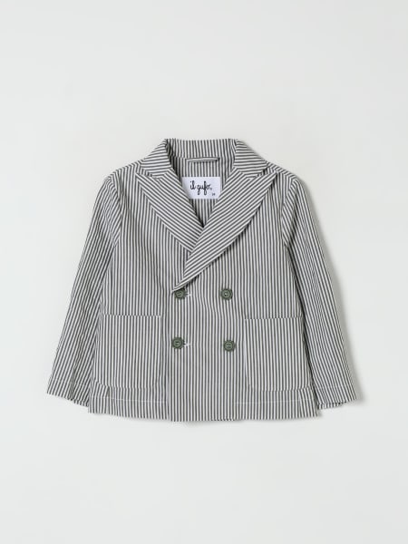 Il Gufo: Blazer a doppiopetto in cotone a righe Il Gufo