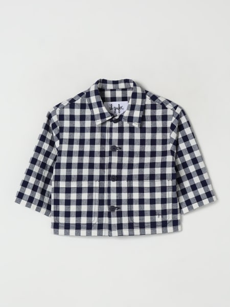 Il Gufo: Camicia in misto cotone a quadri Il Gufo