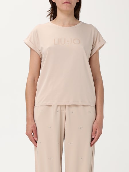 Liu Jo: Liu Jo stretch cotton t-shirt with logo