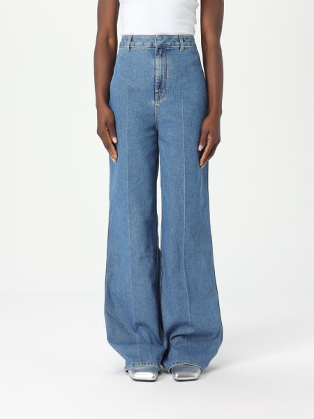 デニム・ジーパン PHILOSOPHY DI LORENZO SERAFINI Woman Jeans Blue 03040731 309 PHILOSOPHY Di LORENZO SERAFINI | Blue Women's Denim Pants | YOOX